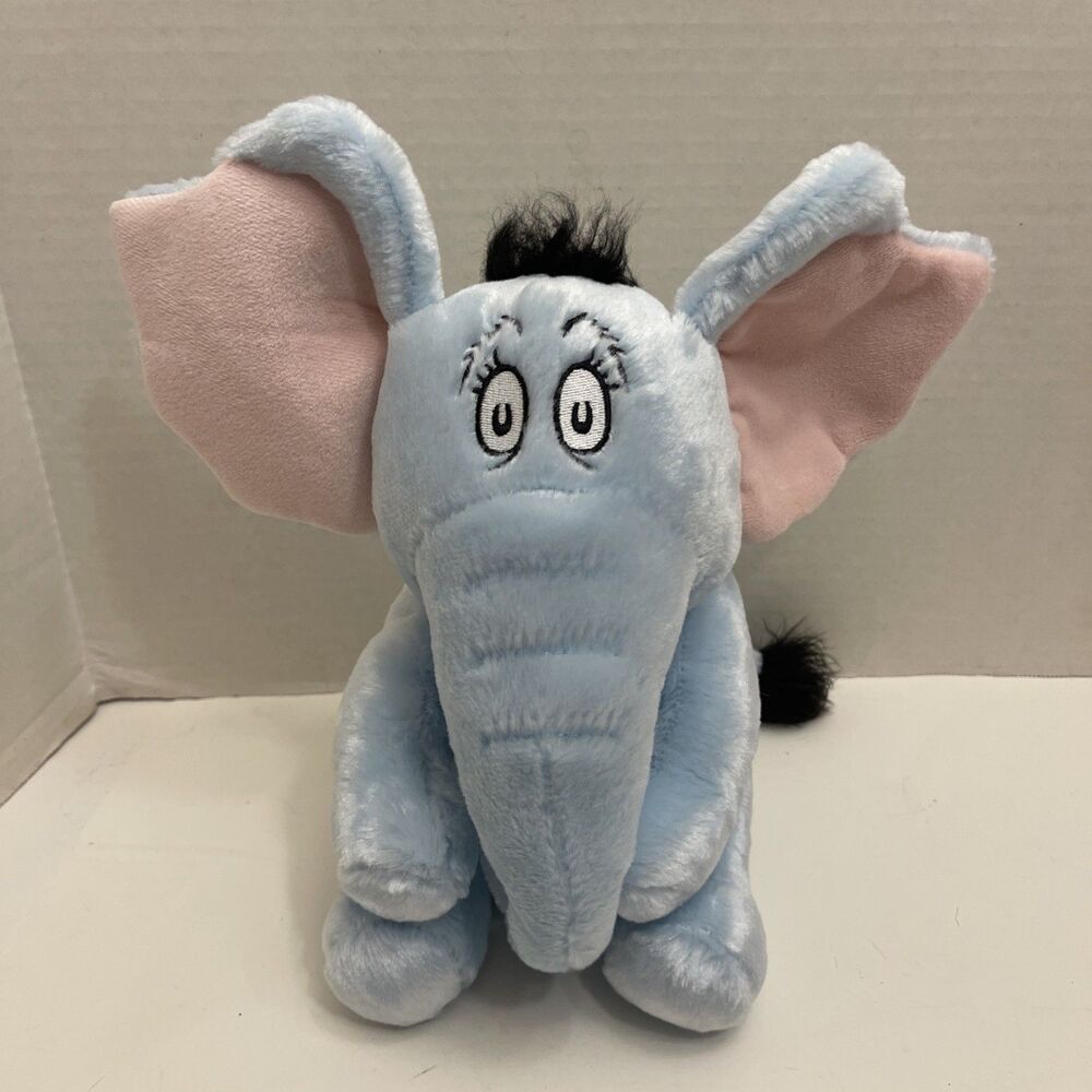 Kohl's Cares Dr Seuss Horton Hears A Who Plush 11” Stuffed Animal Blue Elephant